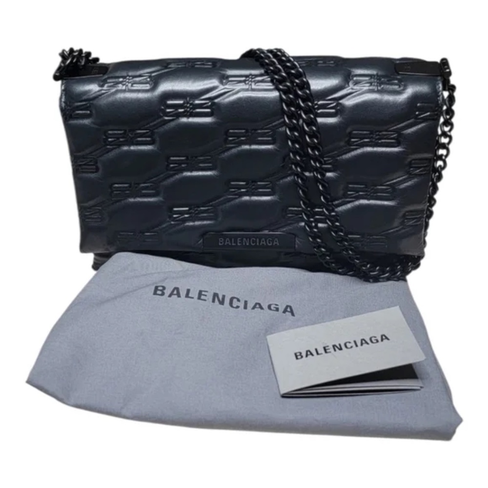 BALENCIAGA Medium Triplet In Black Soft Lambskin With Dustbag $2999 - Picture 9 of 11